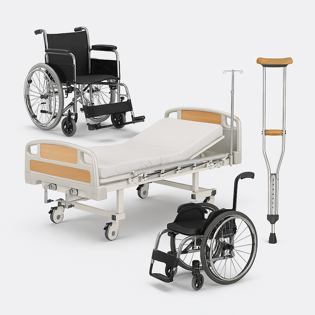 camillas sillas muletas
